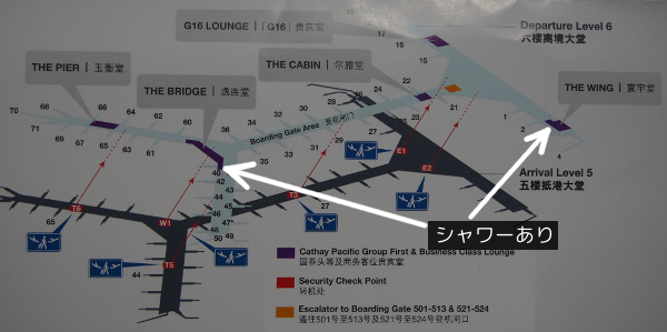 香港空港マップ