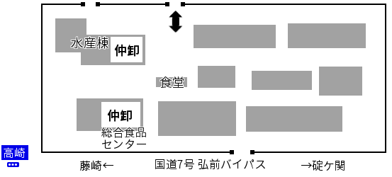 弘前青果のマップ